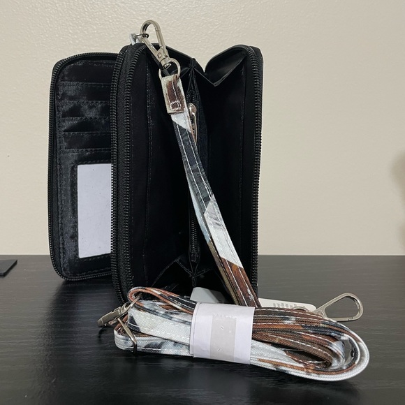 🎉❤️Cow Days Patchwork Crossbody Purse Clutch Wristlet Organizer - Picture 4 of 4